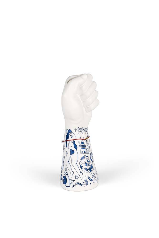 LIBERTY MATTERS Vase Blau - Voelpe