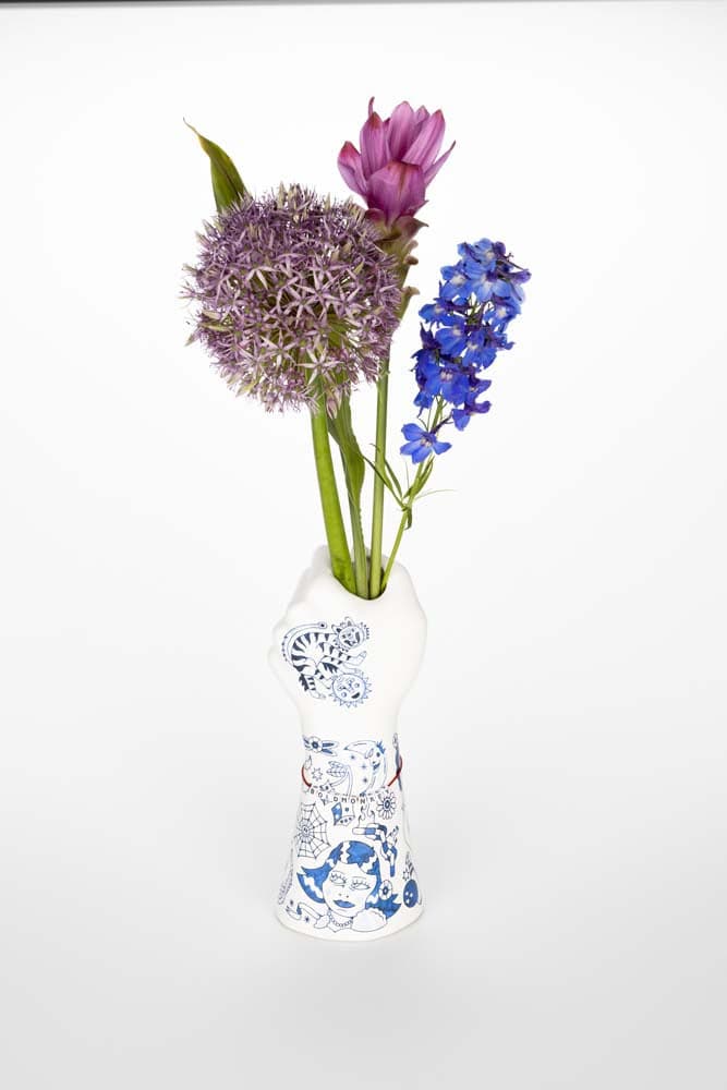 LIBERTY MATTERS Vase Blau - Voelpe