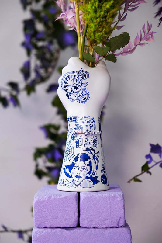 LIBERTY MATTERS Vase Blau - Voelpe