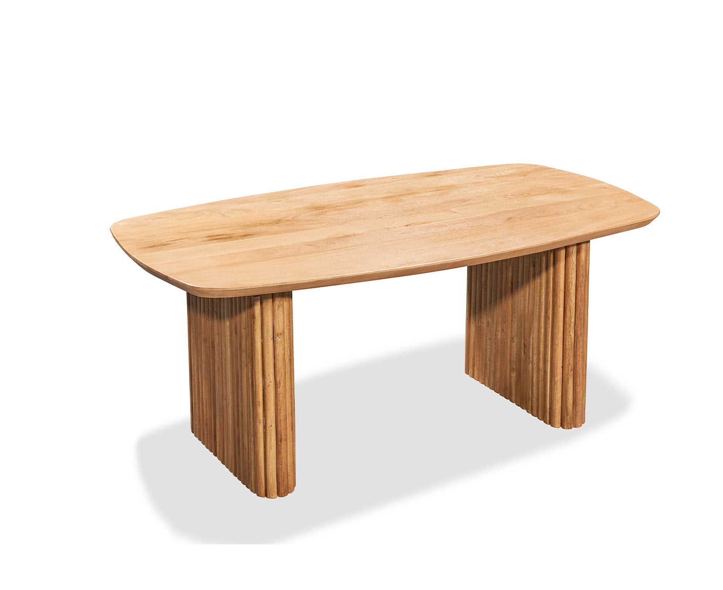 Barney Couchtisch 110x60 cm Akazie Massivholz