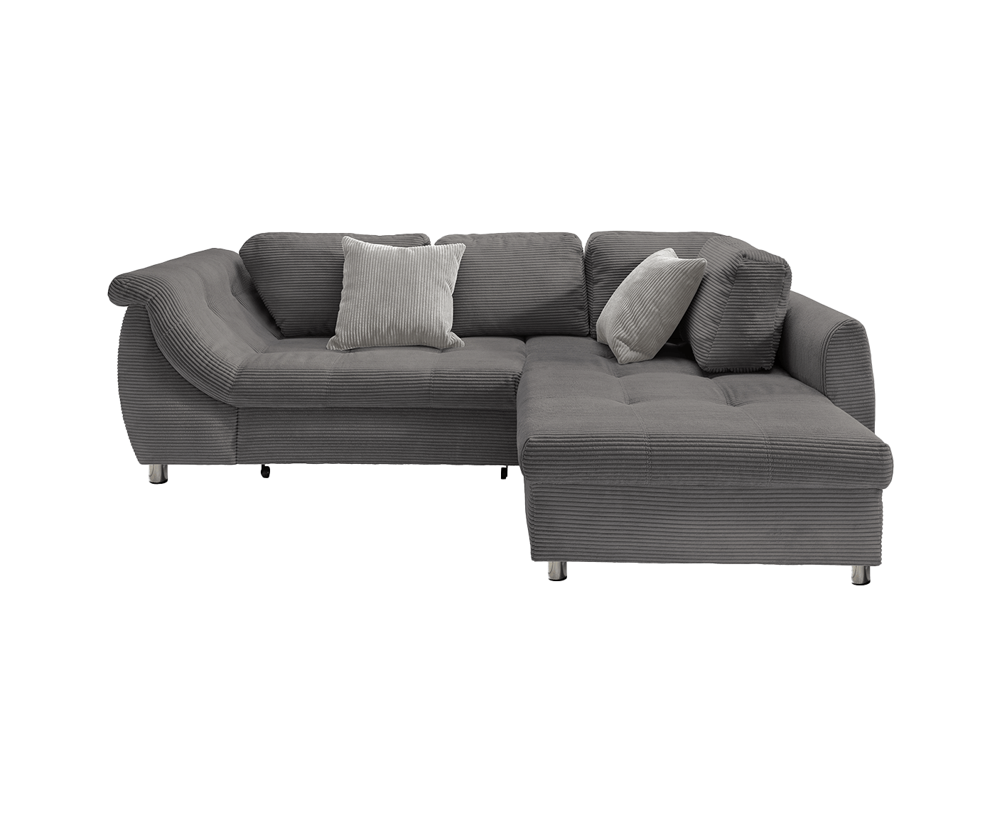 Avellino Ecksofa 250 x 190 cm, mit ausziehbarer Liegefläche, Cord