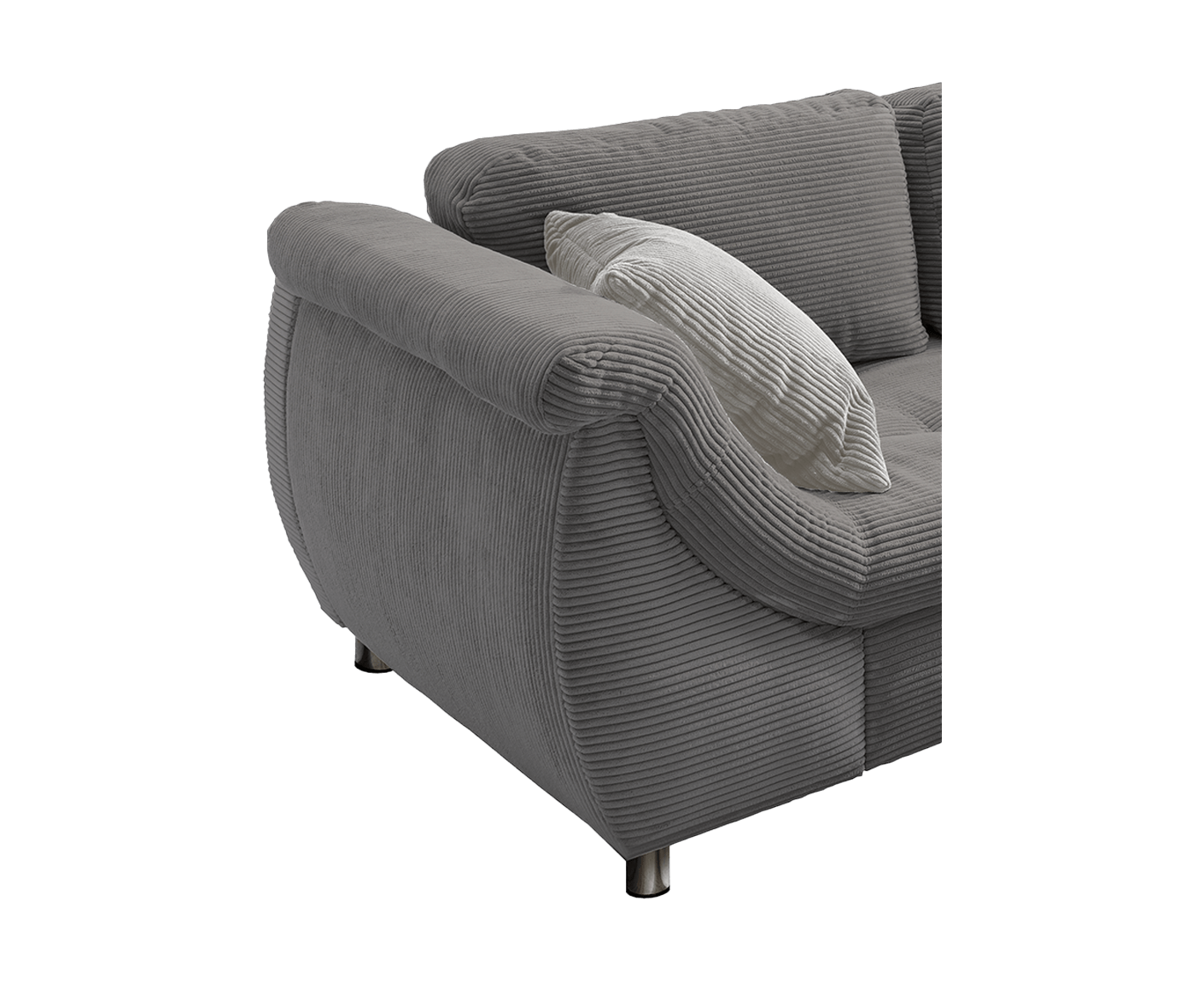 Avellino Ecksofa 250 x 190 cm, mit ausziehbarer Liegefläche, Cord