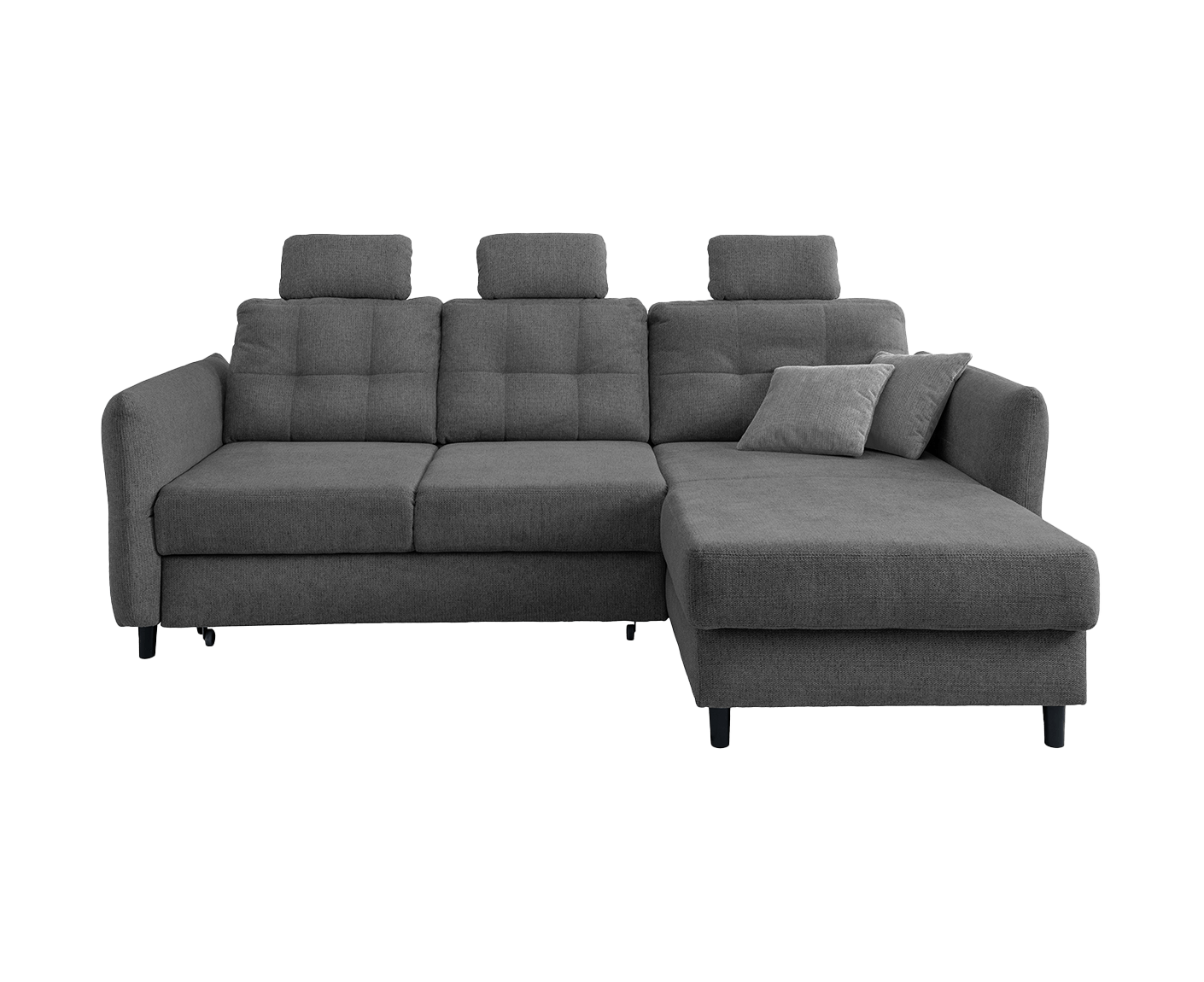 Bergamo Ecksofa 250 - 280 x 176 cm, mit Schlaffunktion und Bettkasten, Corto