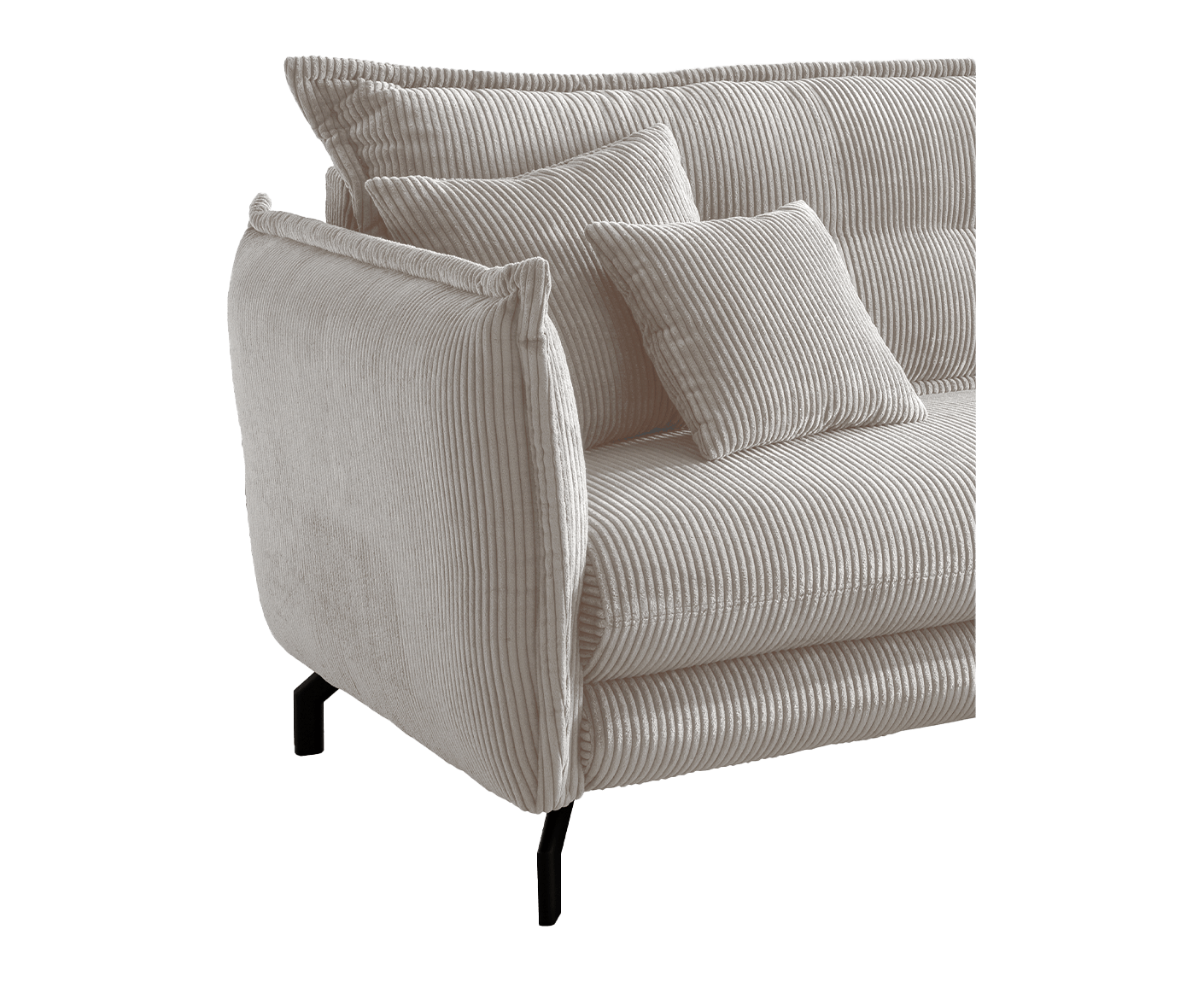 La Spezia Ecksofa 255 x 180 cm, Cord