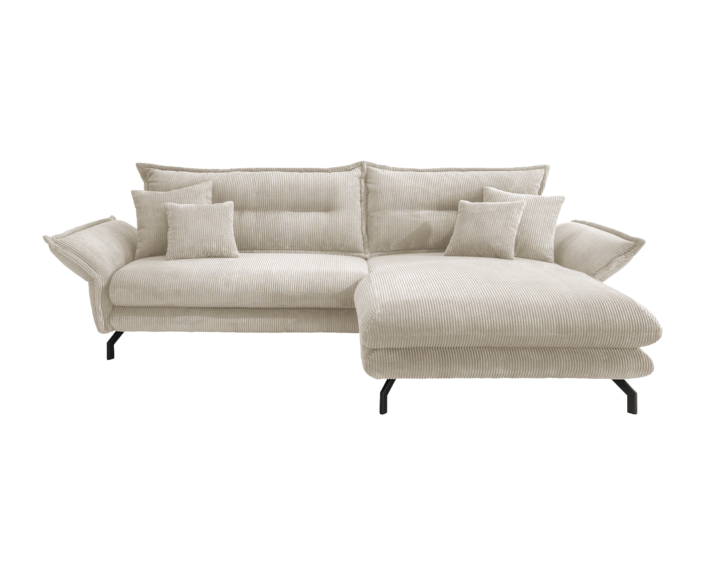 La Spezia Ecksofa 255 x 180 cm, Cord