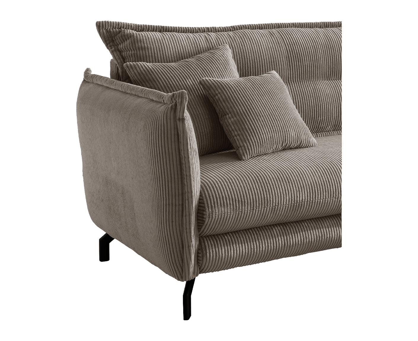 La Spezia Ecksofa 255 x 180 cm, Cord