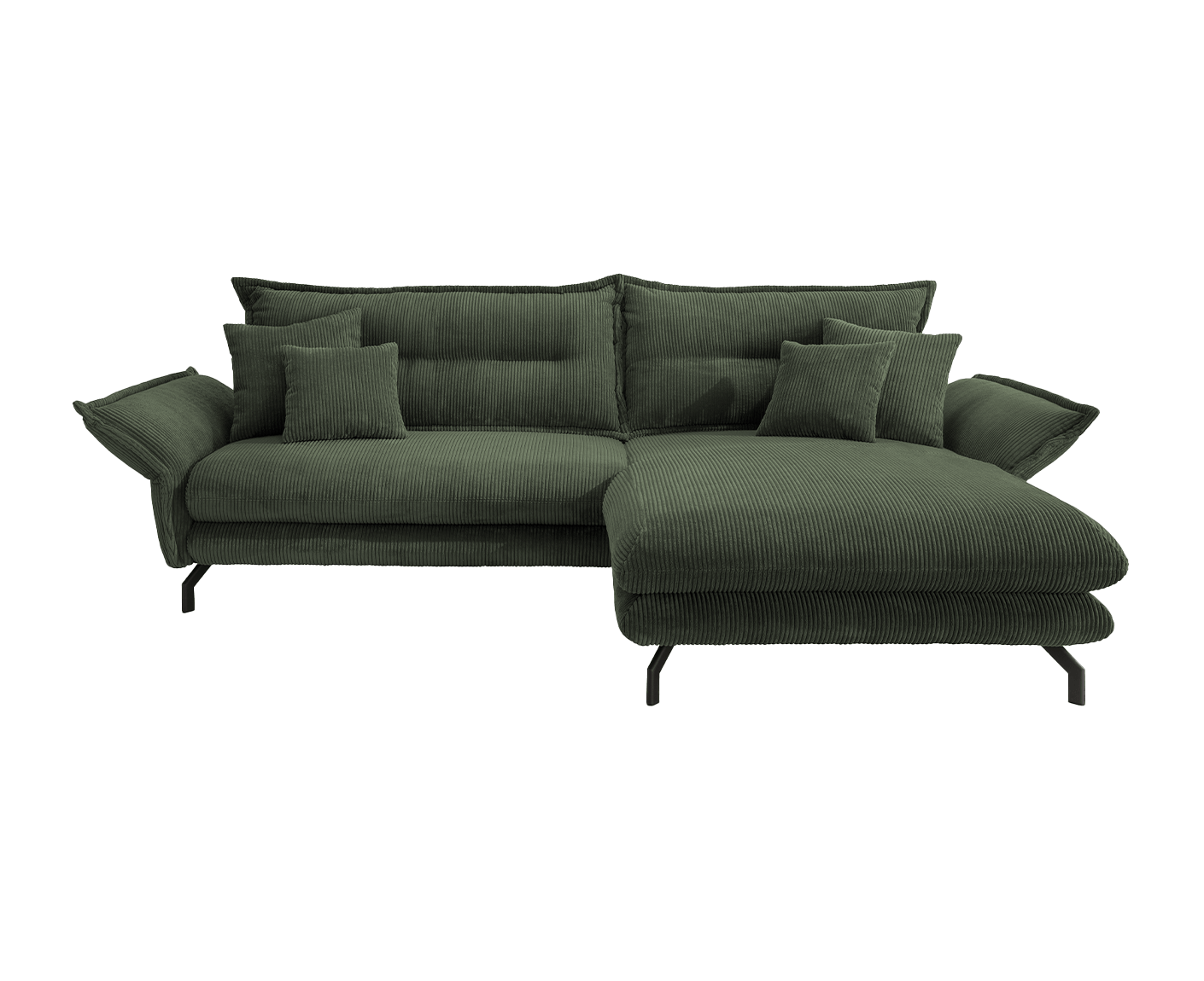 La Spezia Ecksofa 255 x 180 cm, Cord