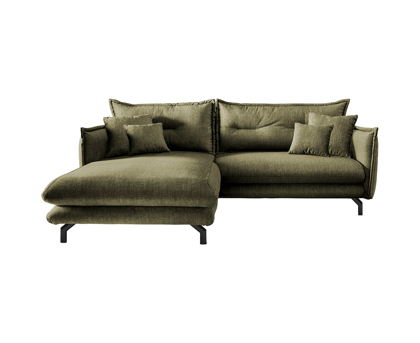 La Spezia Ecksofa 255 x 180 cm, Tessuto