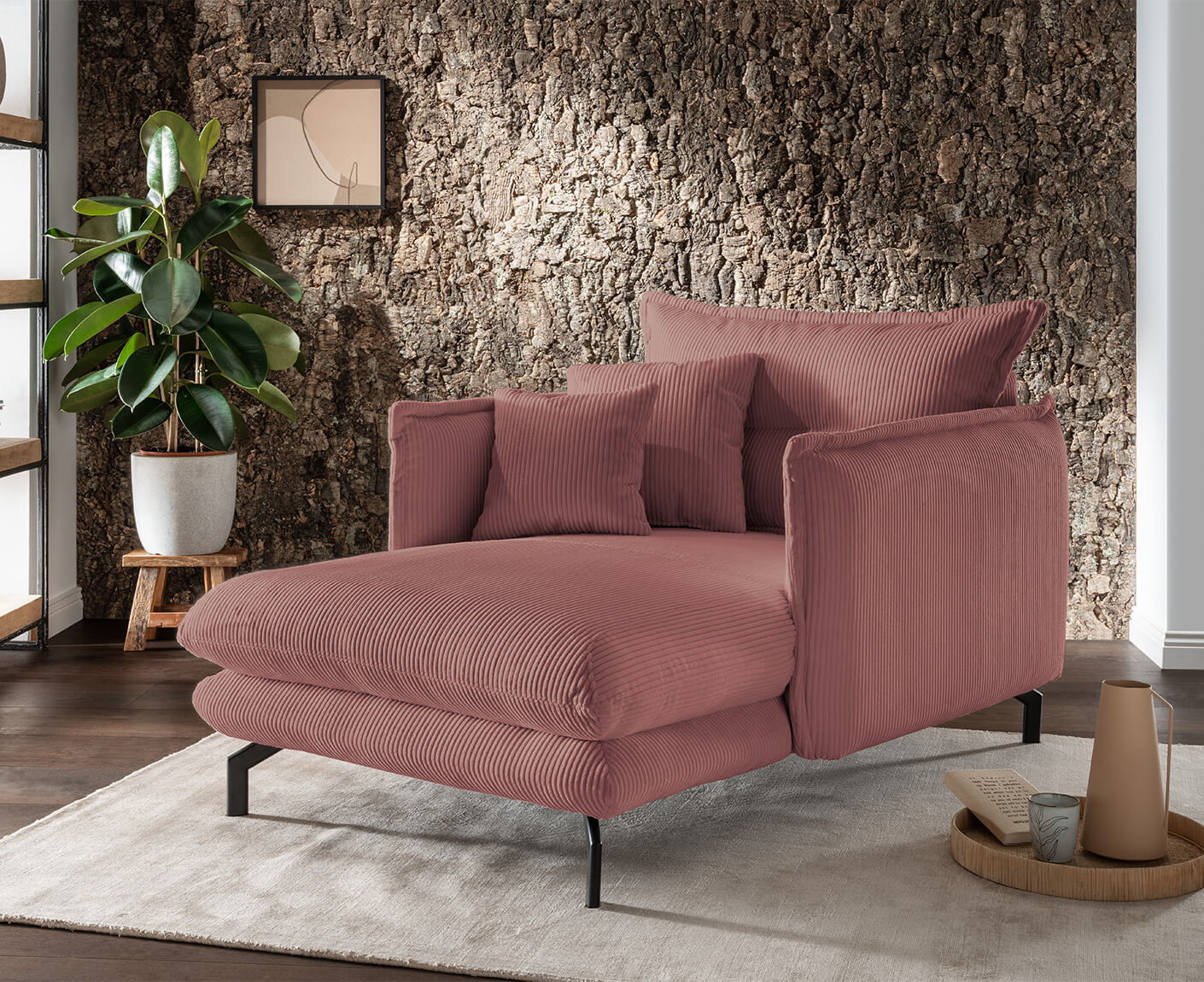 La Spezia Loveseat 111 x 167 cm, Cord