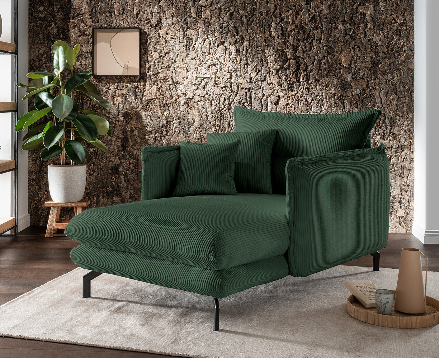 La Spezia Loveseat 111 x 167 cm, Cord