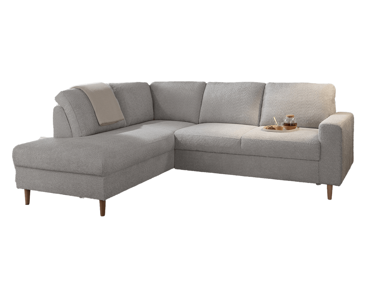 Potenza Ecksofa 242 x 200 cm, mit Schlaffunktion, Divano