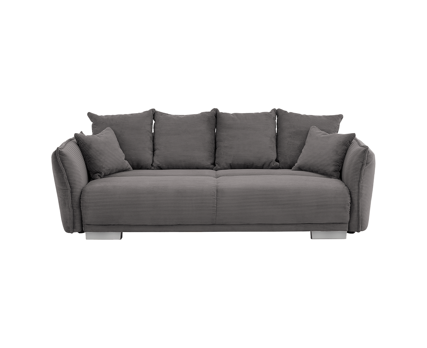 Pomezia Bigsofa 242 x 131 cm, mit Schlaffunktion und Bettkasten, Cord