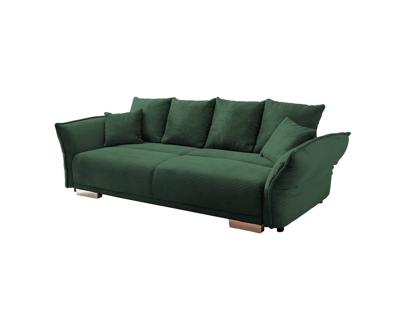 Pomezia Bigsofa 242 x 131 cm, mit Schlaffunktion und Bettkasten, Cord