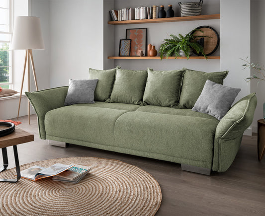 Pomezia Bigsofa 242 x 131 cm, mit Schlaffunktion und Bettkasten, Corto