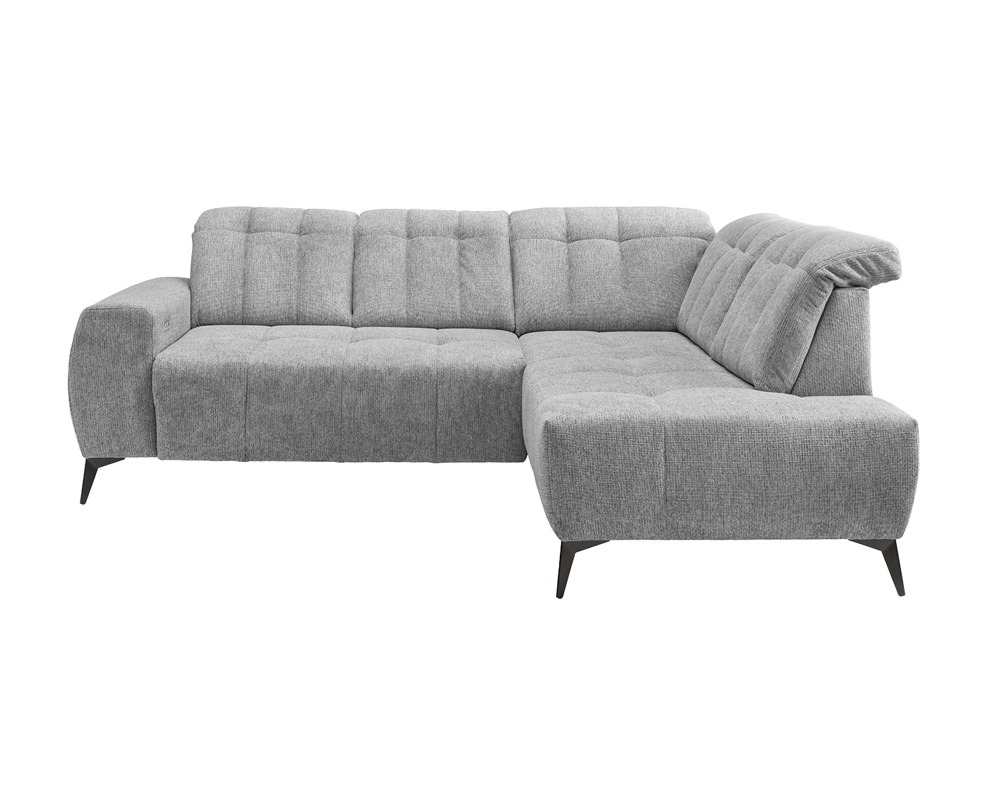 Sassari Ecksofa 261 x 200 cm, mit elektrischem Sitzvorschub, Corto