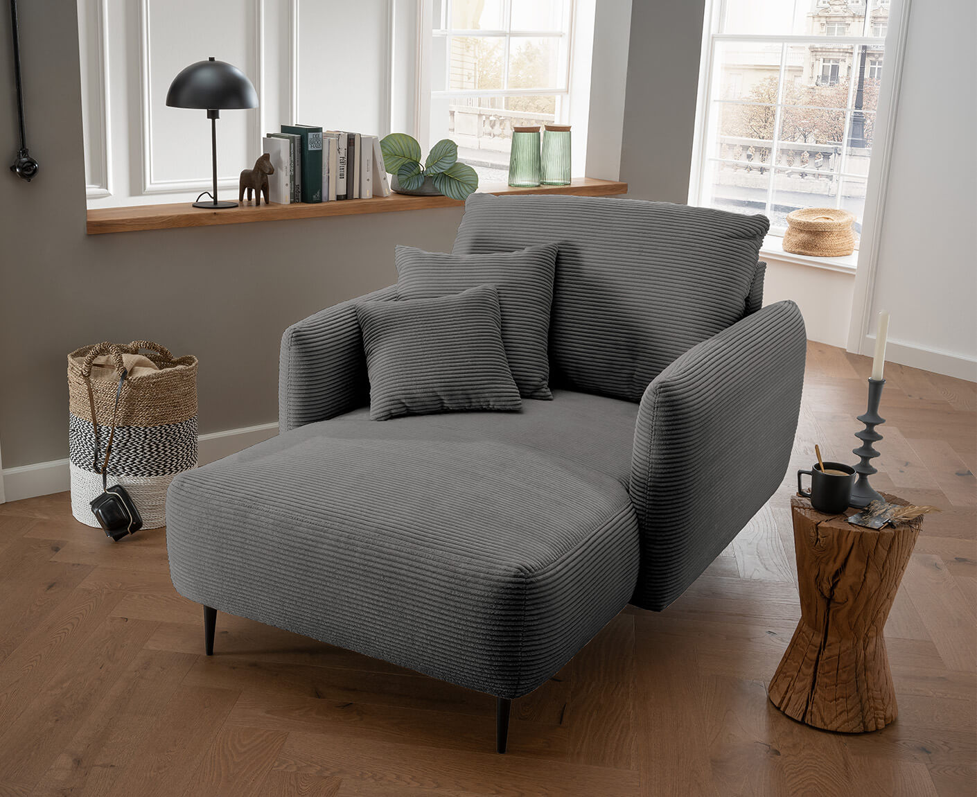 Viterbo Loveseat 112 x 158 cm, Cord