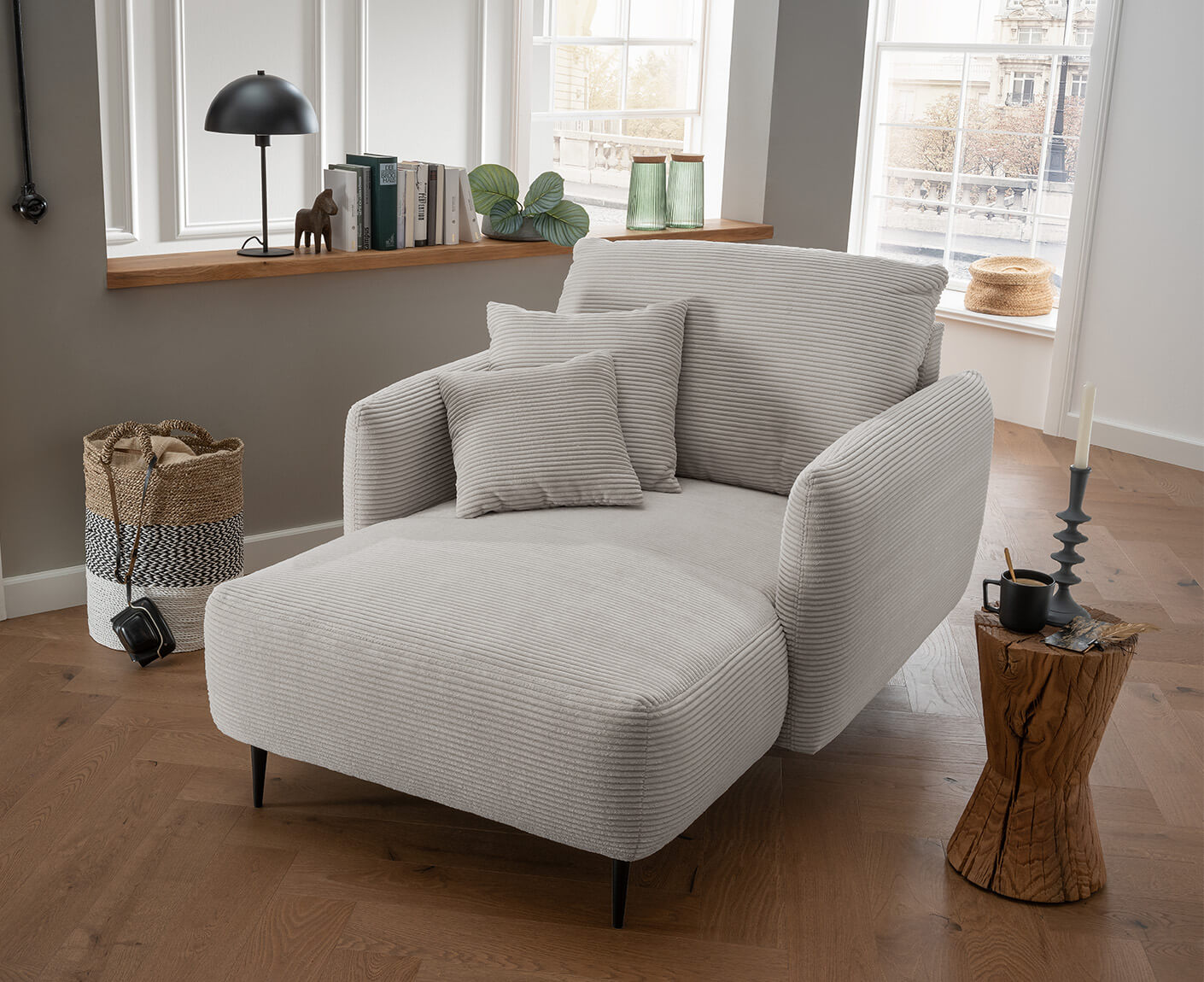 Viterbo Loveseat 112 x 158 cm, Cord