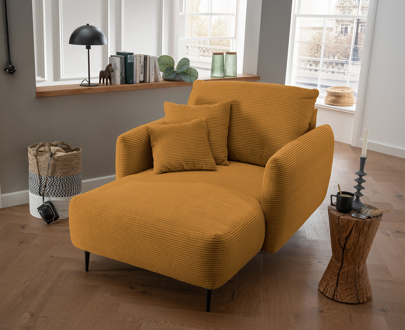 Viterbo Loveseat 112 x 158 cm, Cord