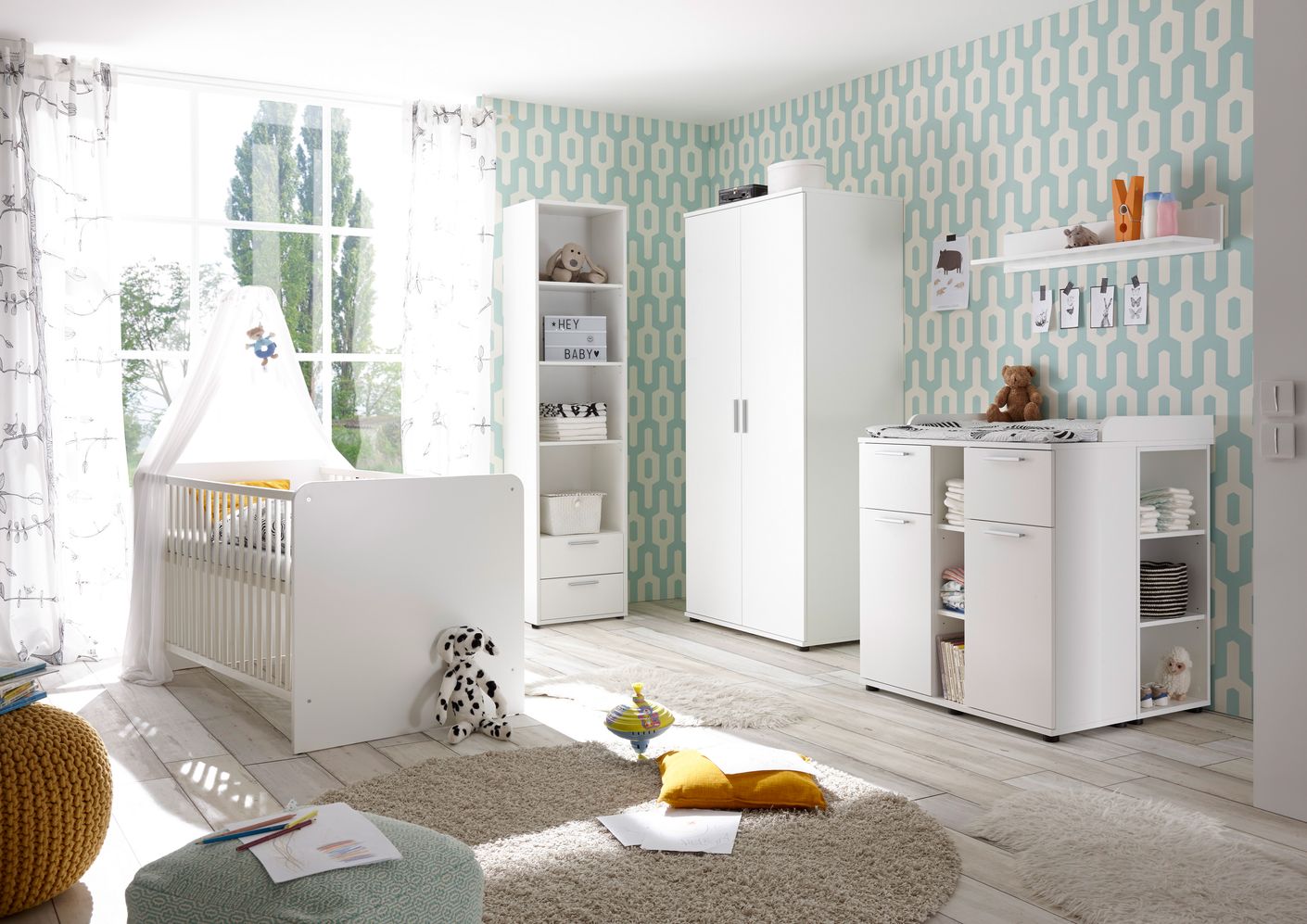 Bibo Kleiderschrank Weiß