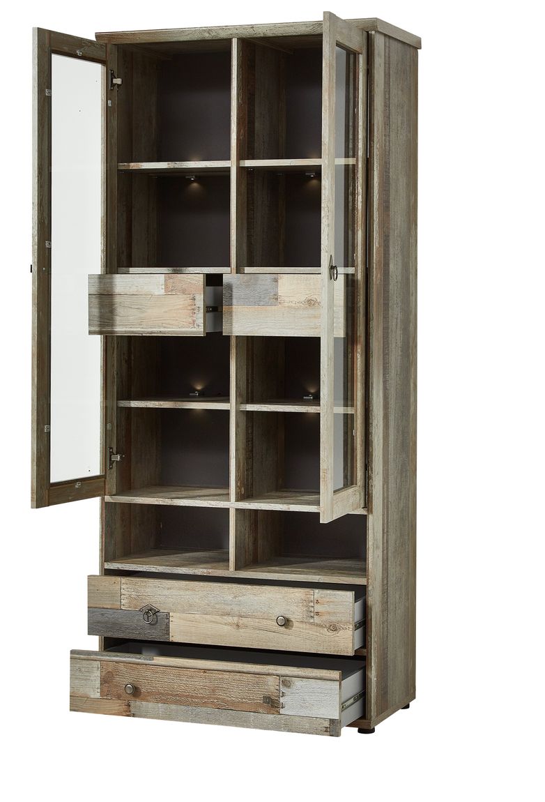Vitrine BONANZA Driftwood Nachbildung