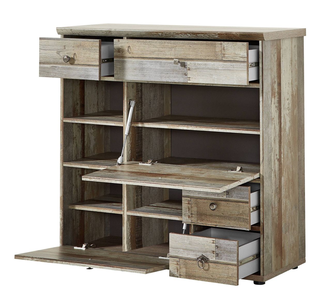 Schuhschrank BONANZA Driftwood Nachbildung - Voelpe