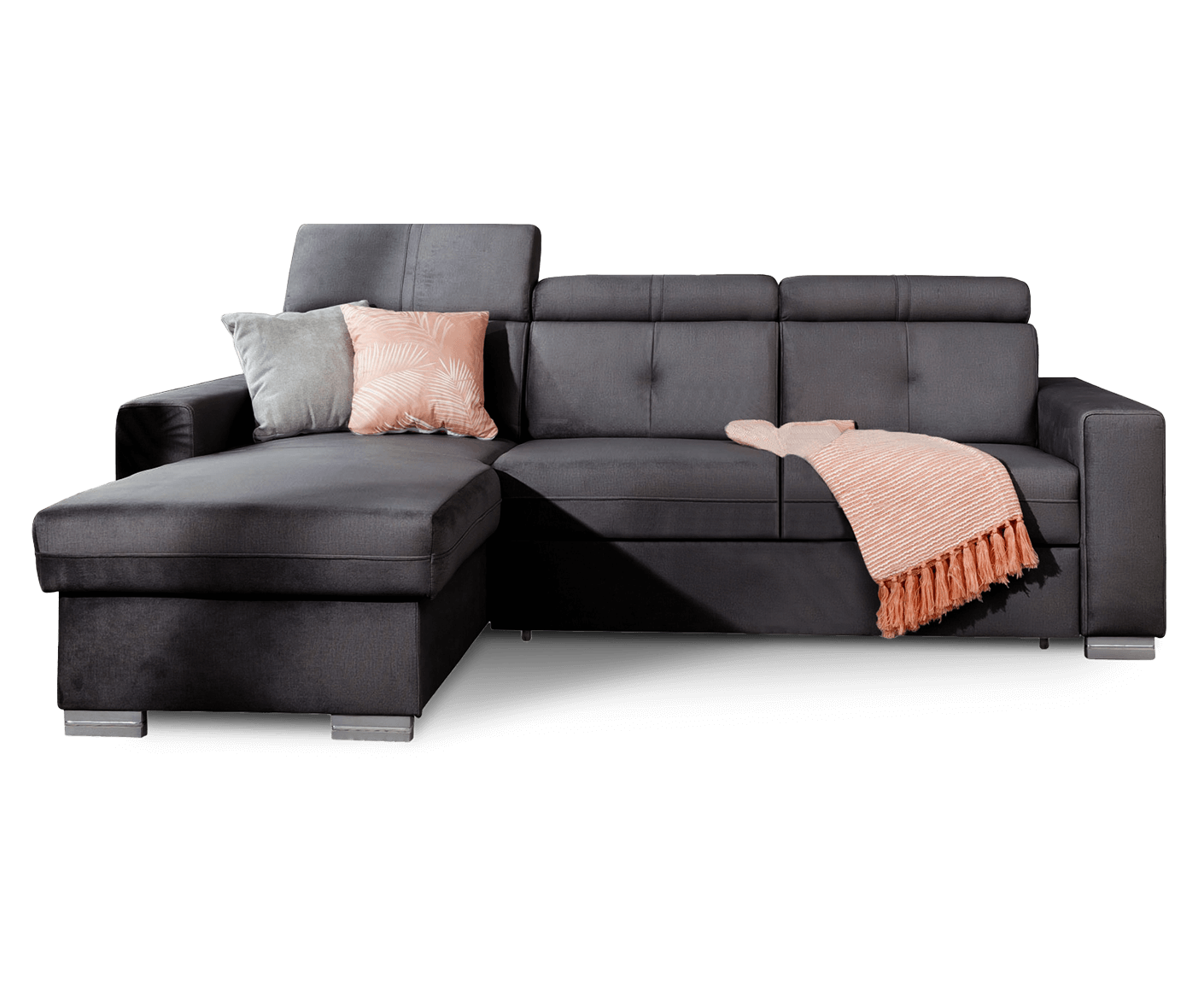 Fresia Ecksofa 247 x 176 cm, Samt