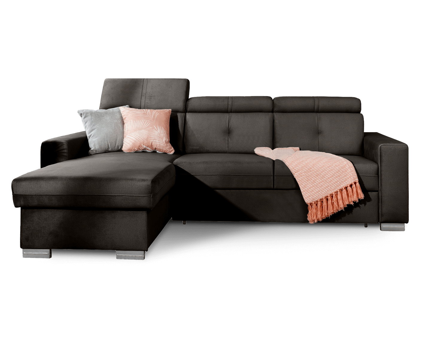 Fresia Ecksofa 247 x 176 cm, Samt