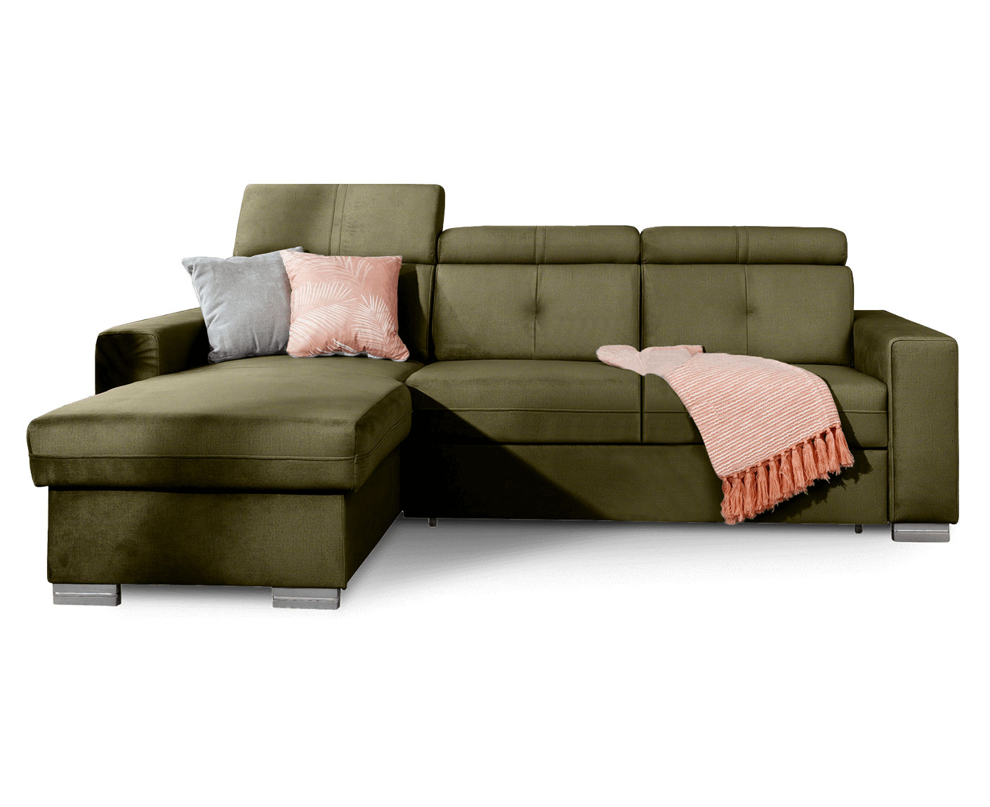 Fresia Ecksofa 247 x 176 cm, Samt