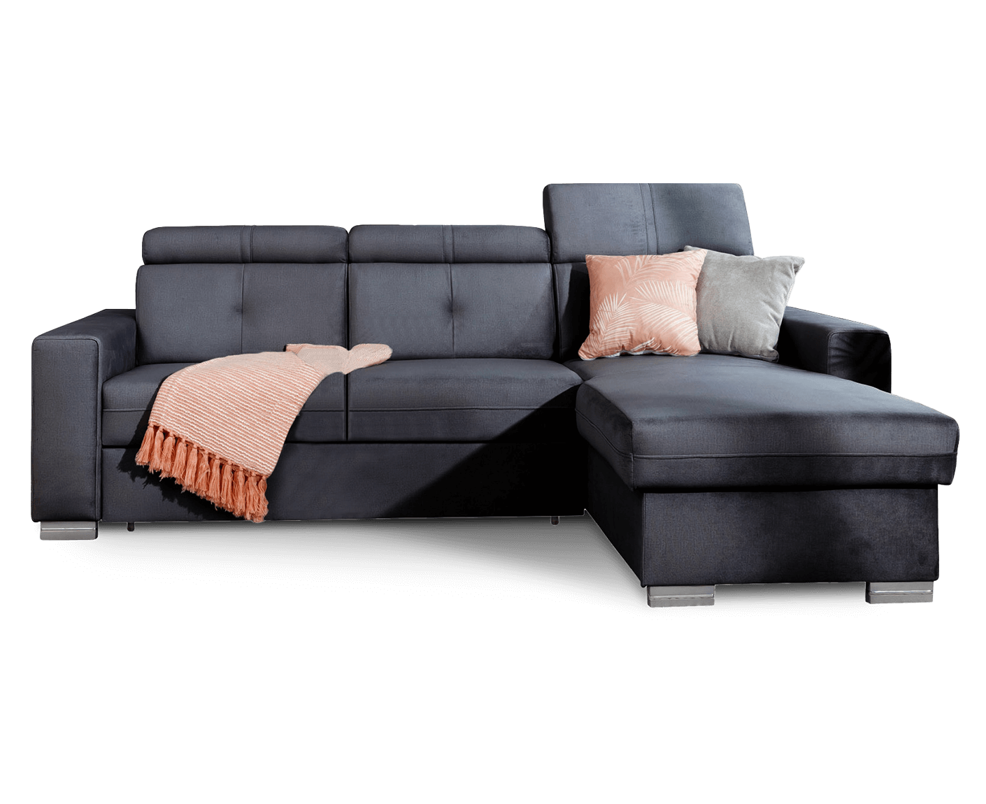 Fresia Ecksofa 247 x 176 cm, Samt