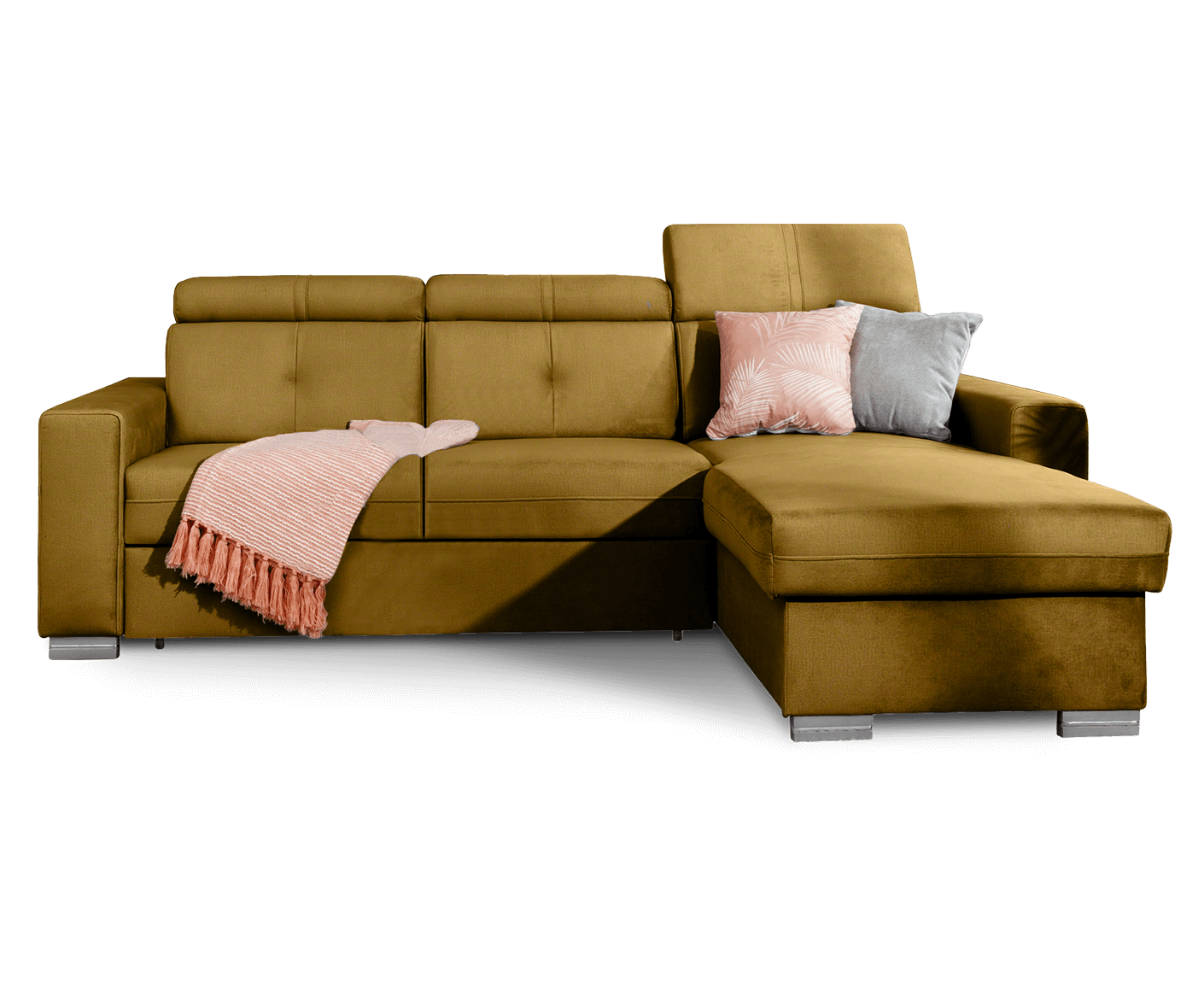 Fresia Ecksofa 247 x 176 cm, Samt