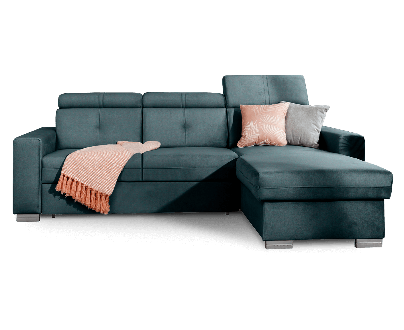 Fresia Ecksofa 247 x 176 cm, Samt