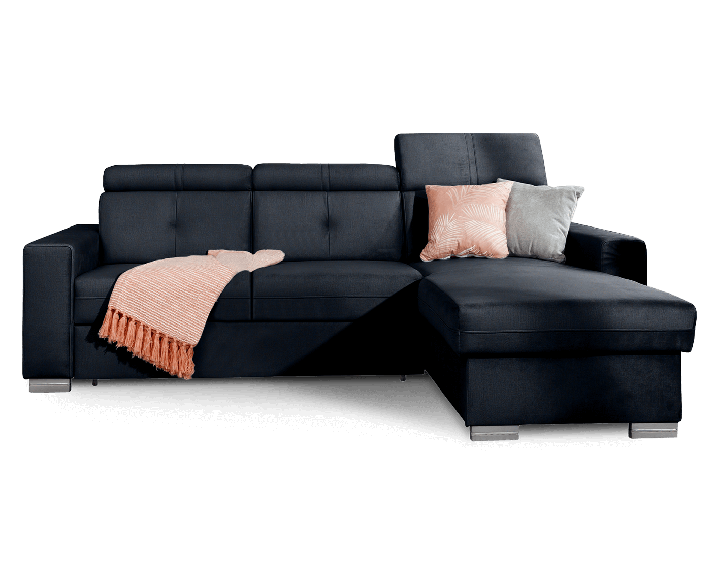 Fresia Ecksofa 247 x 176 cm, Samt