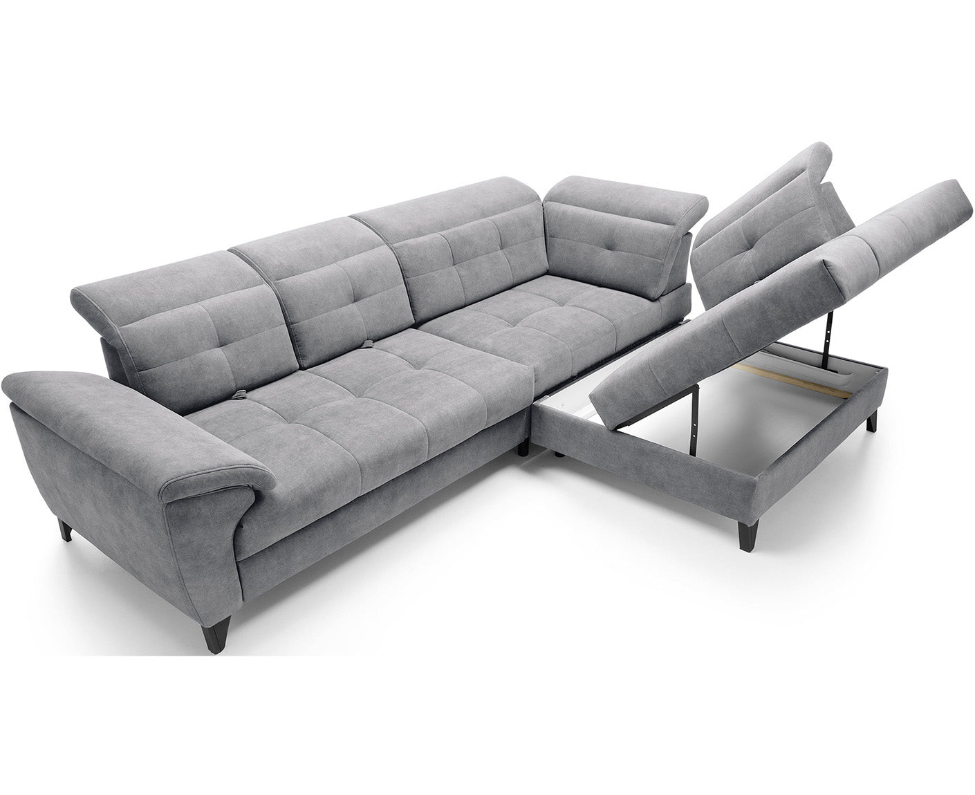 Inferne Ecksofa 297x210 cm, mit Schlaffunktion und Bettkasten