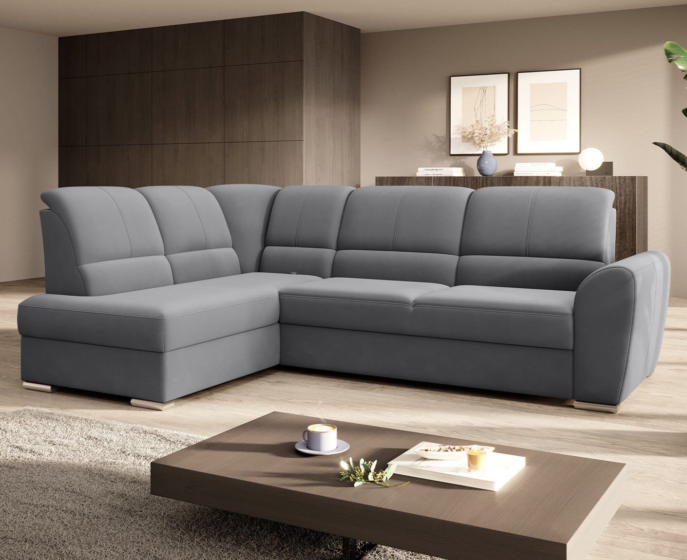 Siber Ecksofa 270 x 192 cm, Webstoff