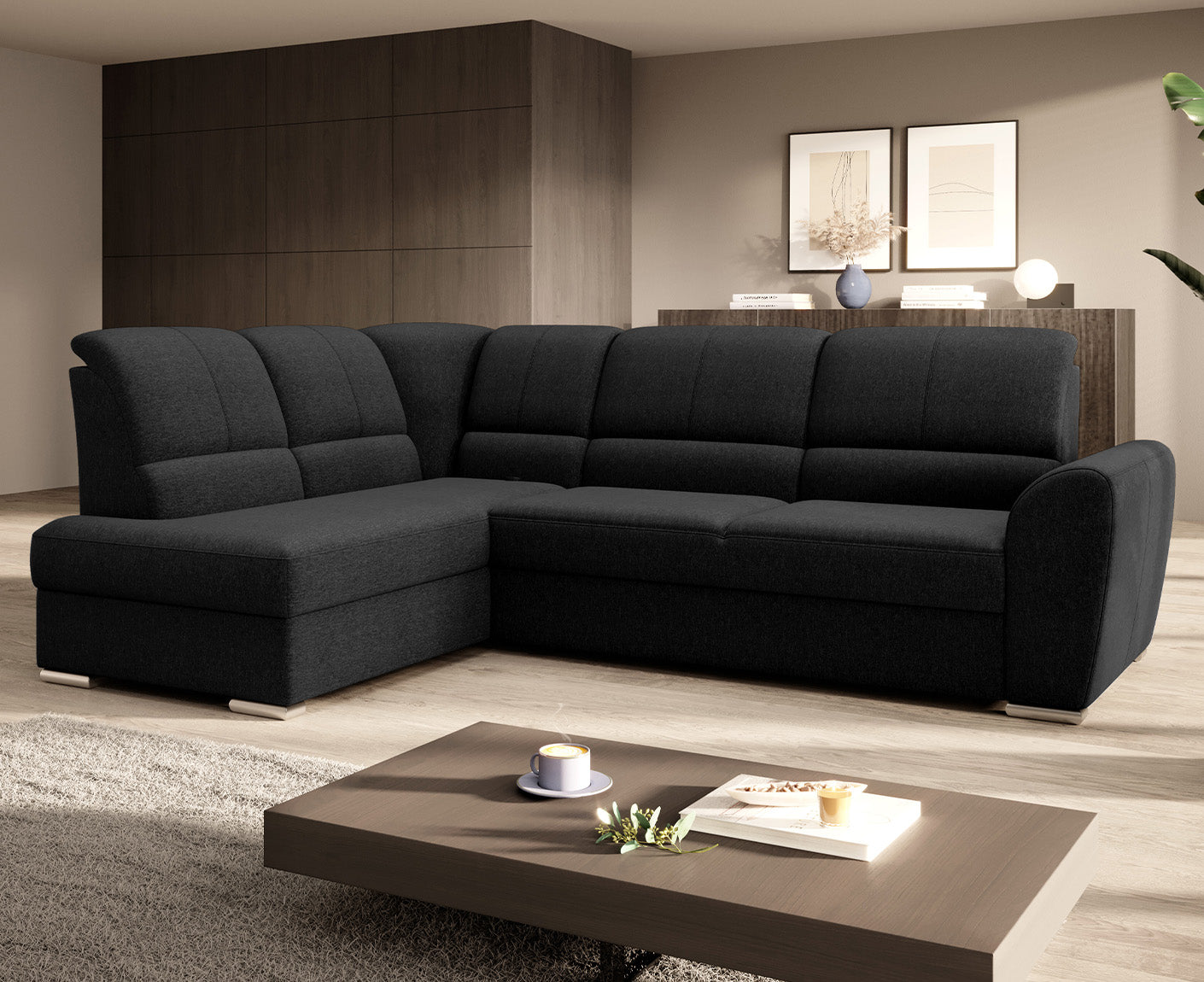 Siber Ecksofa 270 x 192 cm, Webstoff