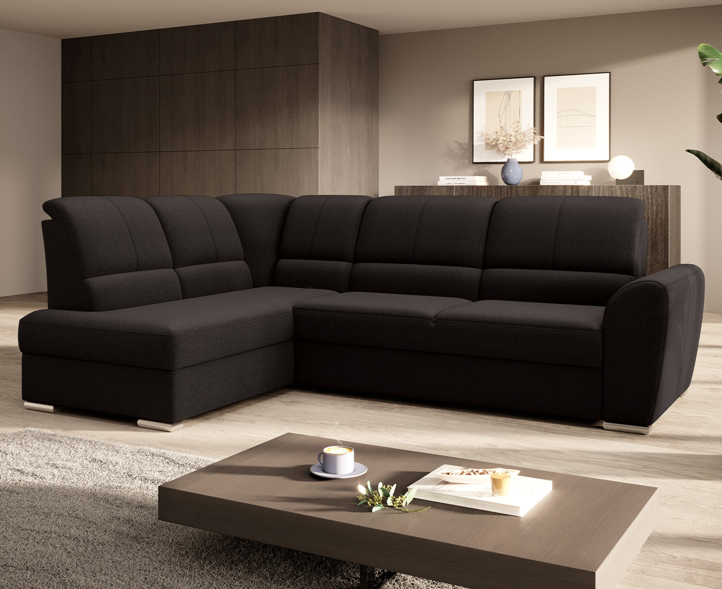 Siber Ecksofa 270 x 192 cm, Webstoff