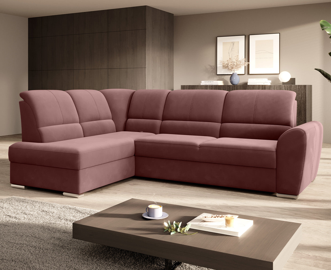 Siber Ecksofa 270 x 192 cm, Webstoff
