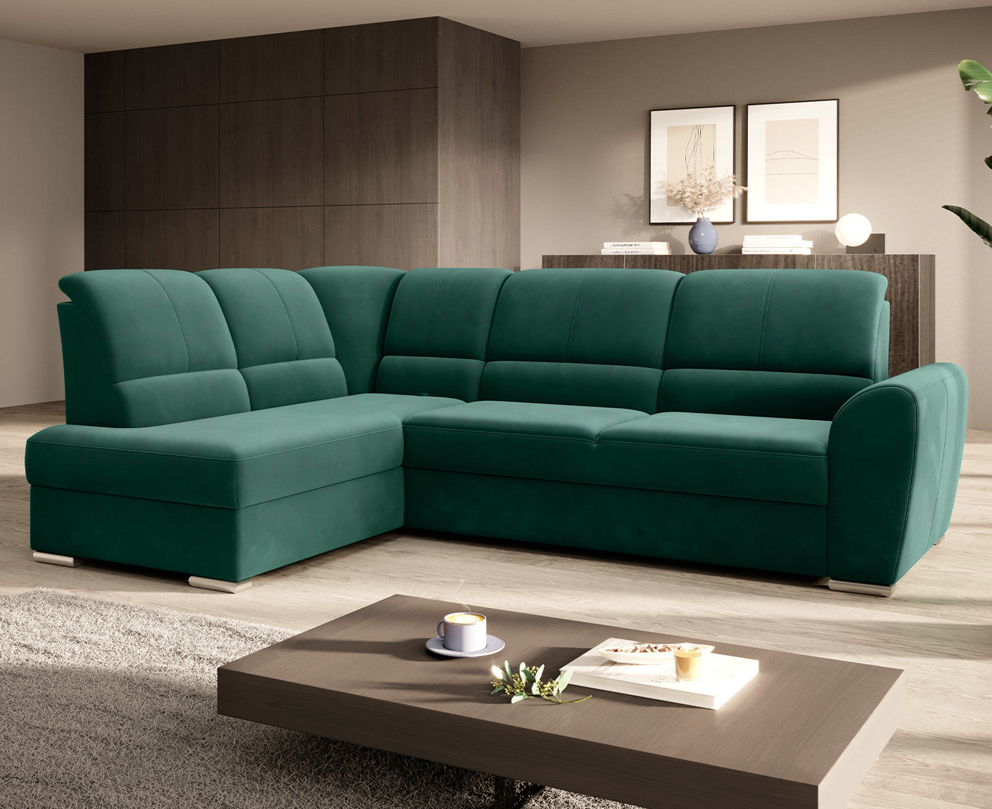 Siber Ecksofa 270 x 192 cm, Webstoff
