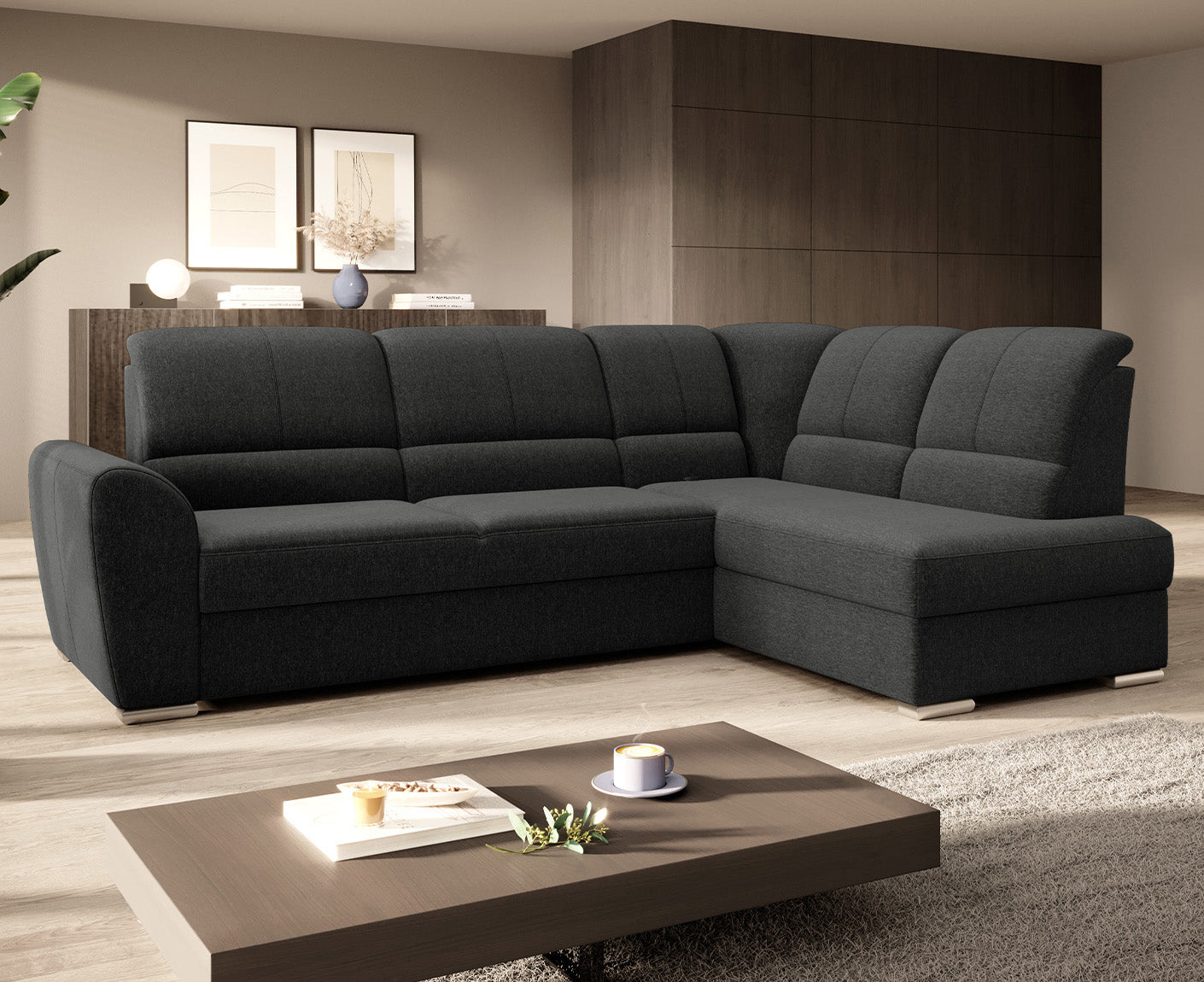 Siber Ecksofa 270 x 192 cm, Webstoff