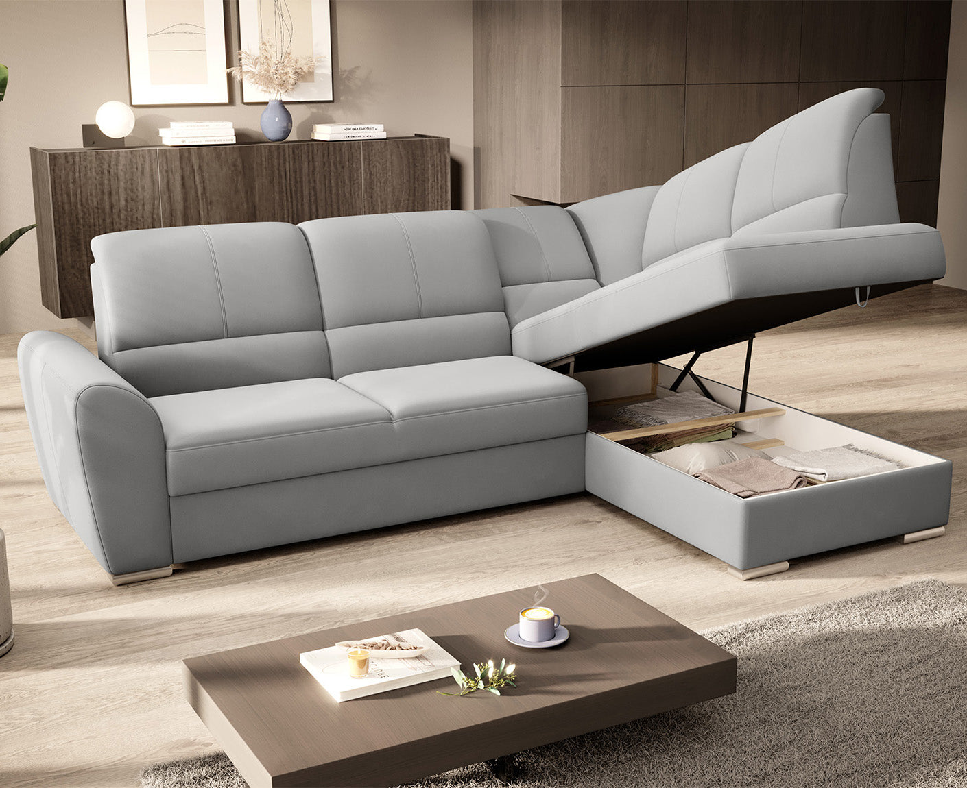 Siber Ecksofa 270 x 192 cm, Webstoff