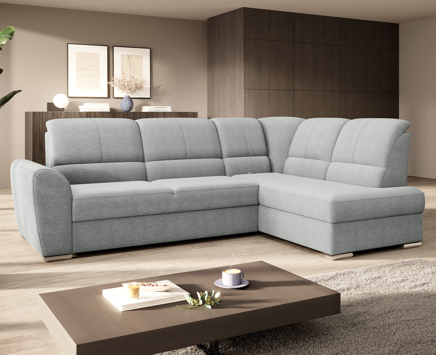 Siber Ecksofa 270 x 192 cm, Webstoff