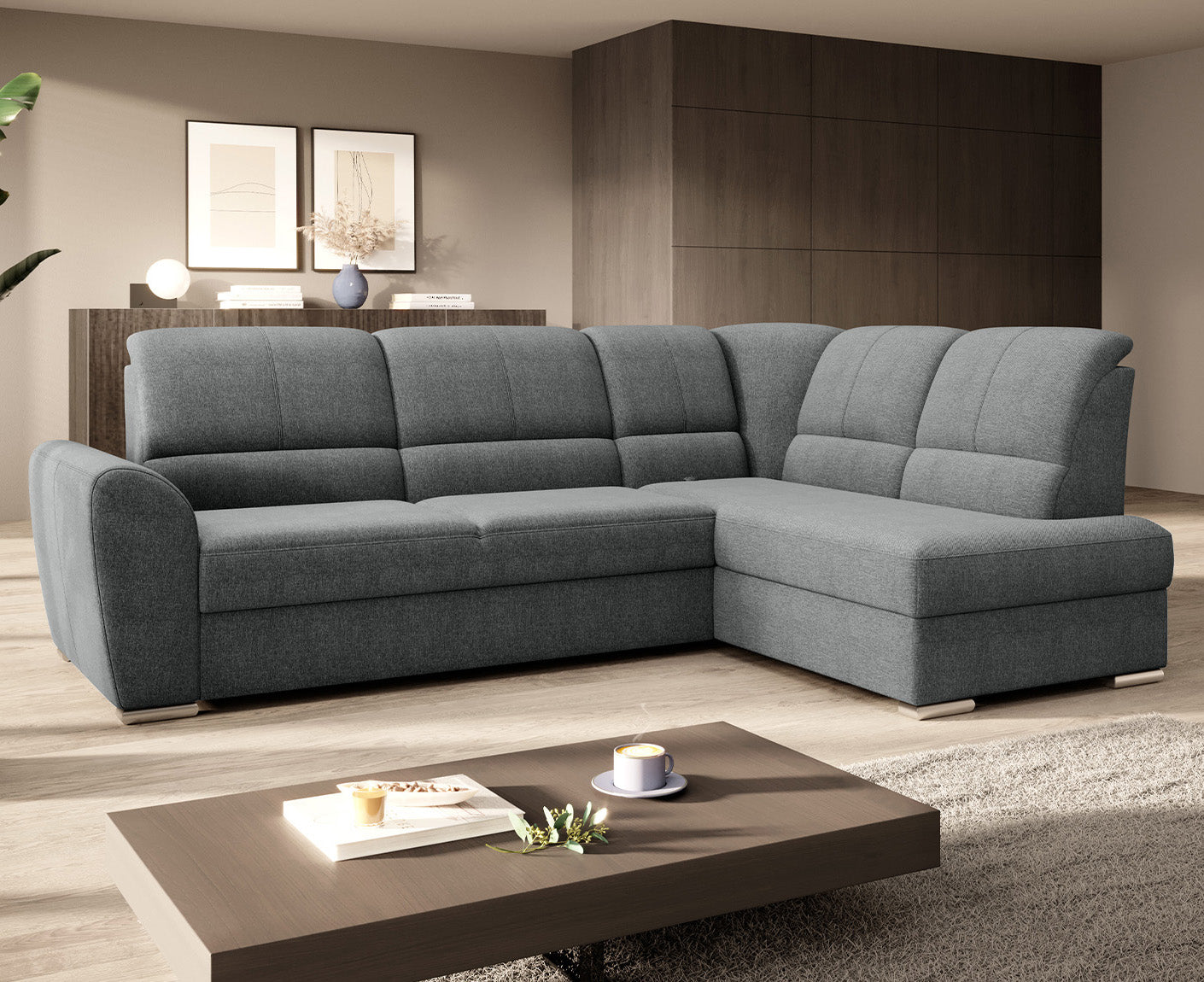 Siber Ecksofa 270 x 192 cm, Webstoff