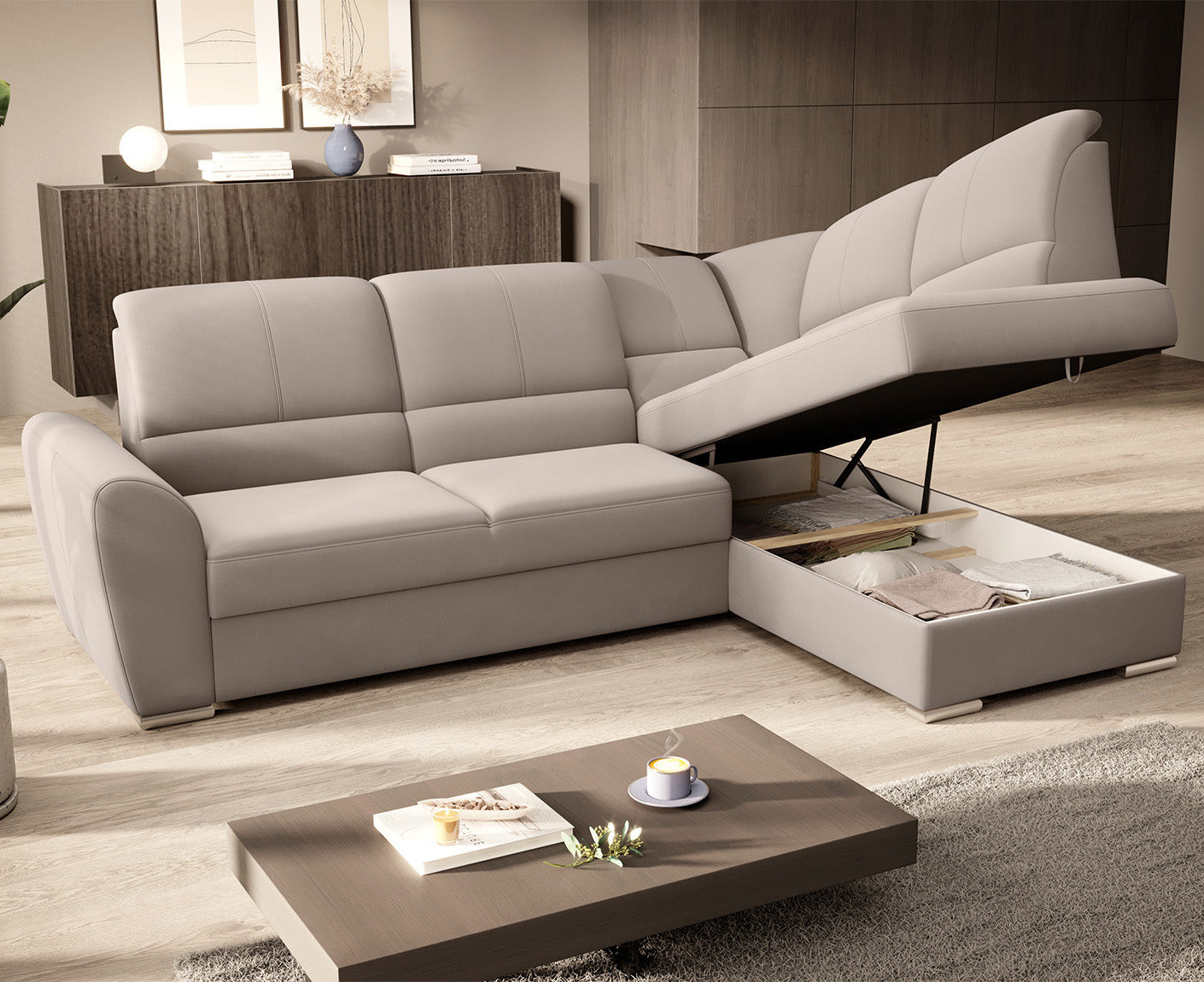 Siber Ecksofa 270 x 192 cm, Webstoff