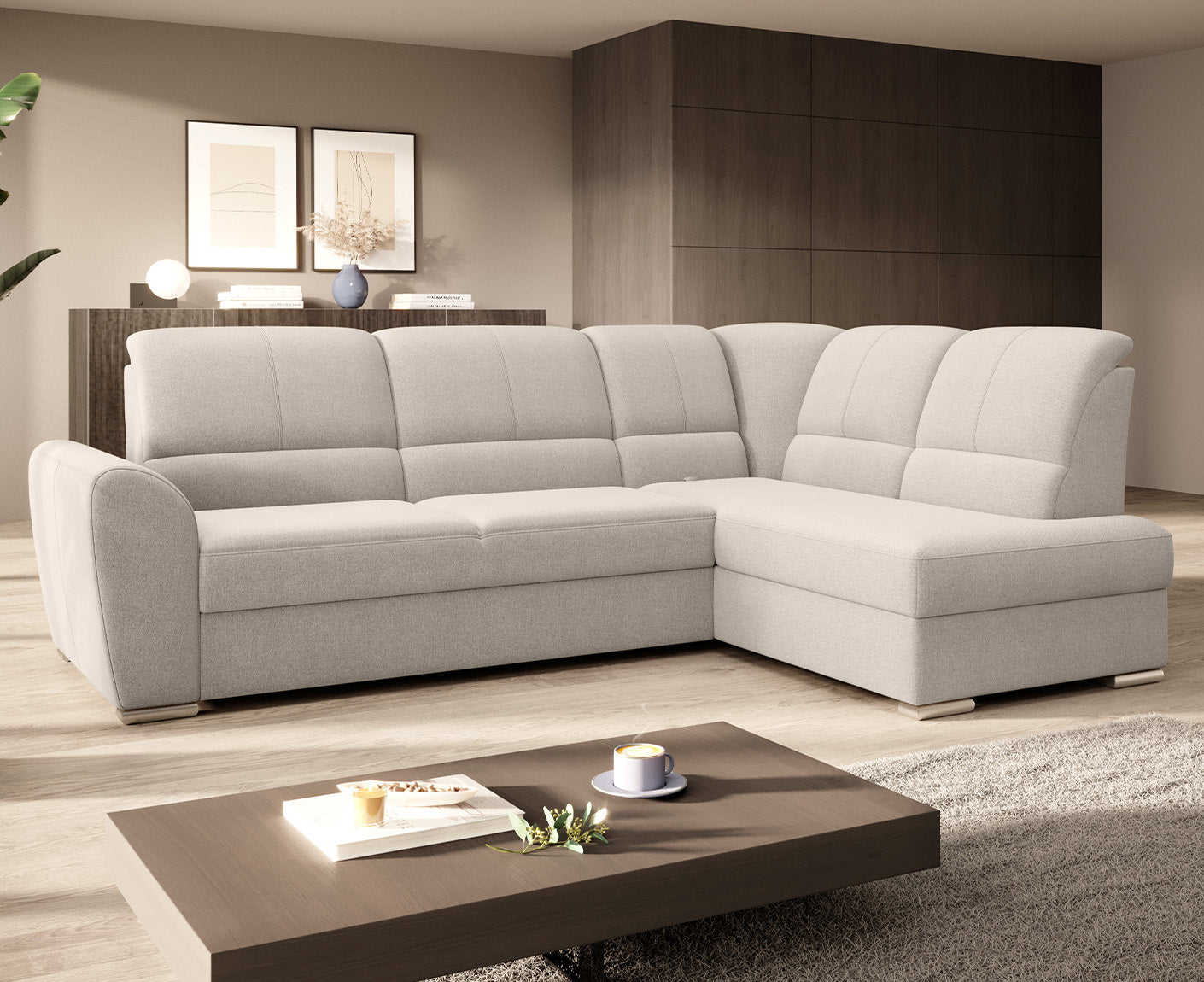 Siber Ecksofa 270 x 192 cm, Webstoff