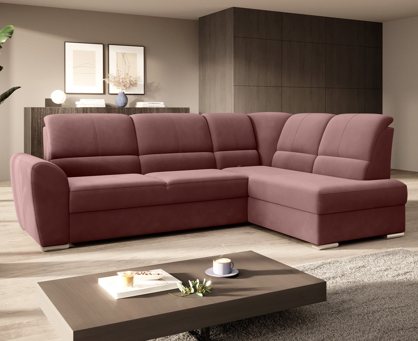 Siber Ecksofa 270 x 192 cm, Webstoff