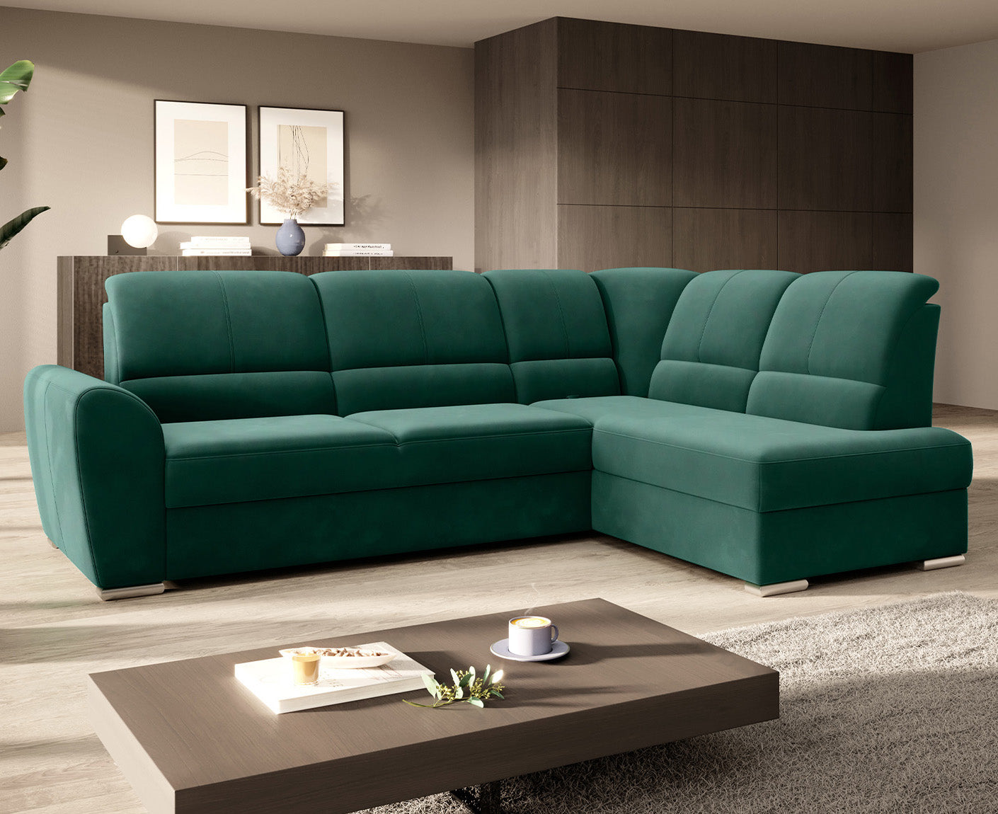 Siber Ecksofa 270 x 192 cm, Webstoff