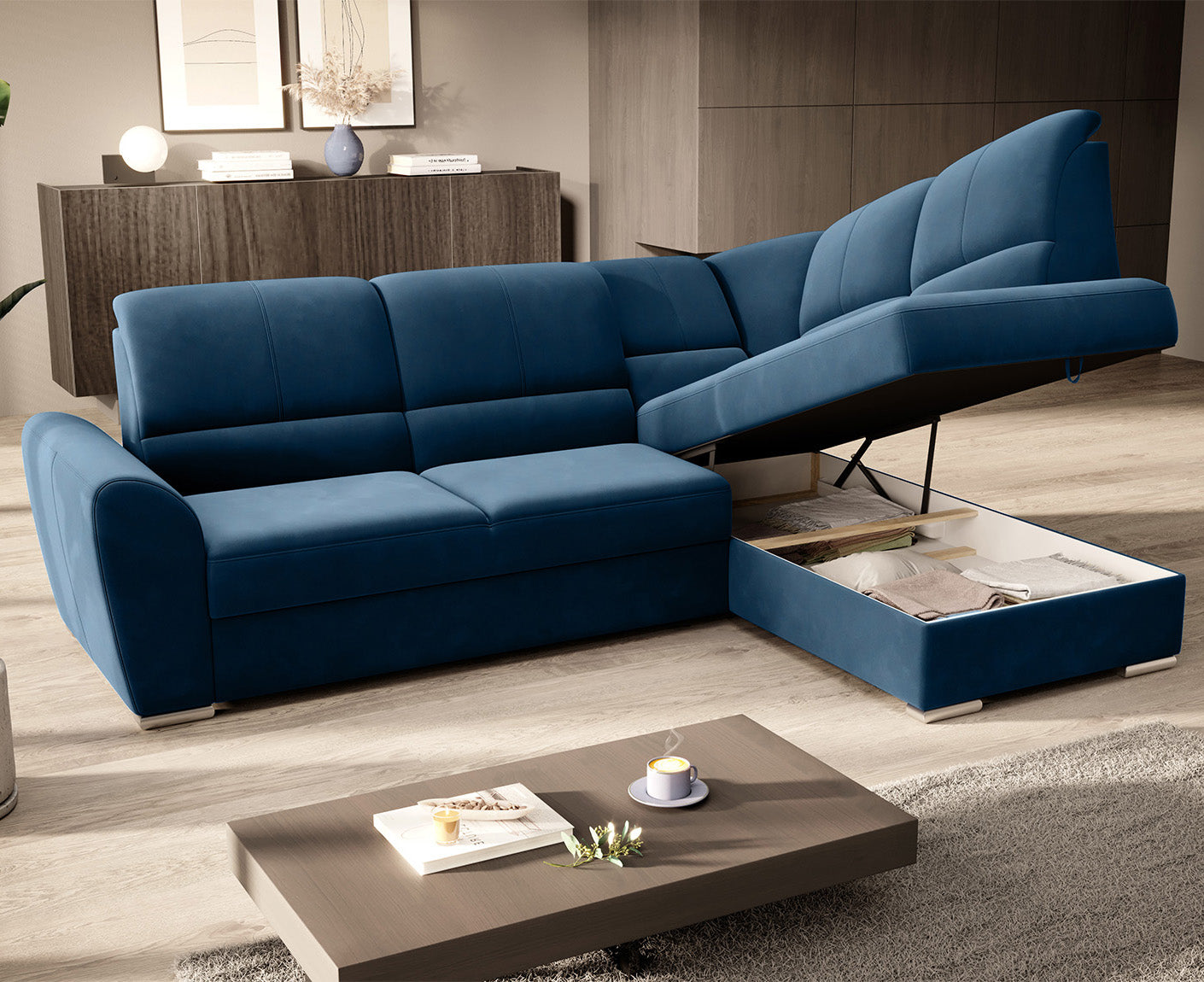 Siber Ecksofa 270 x 192 cm, Webstoff