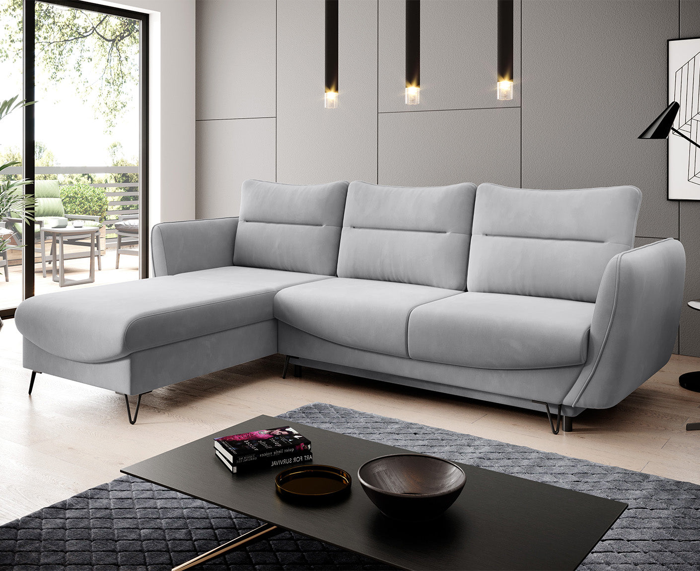 Silva Ecksofa 276 x 201 cm, Webstoff