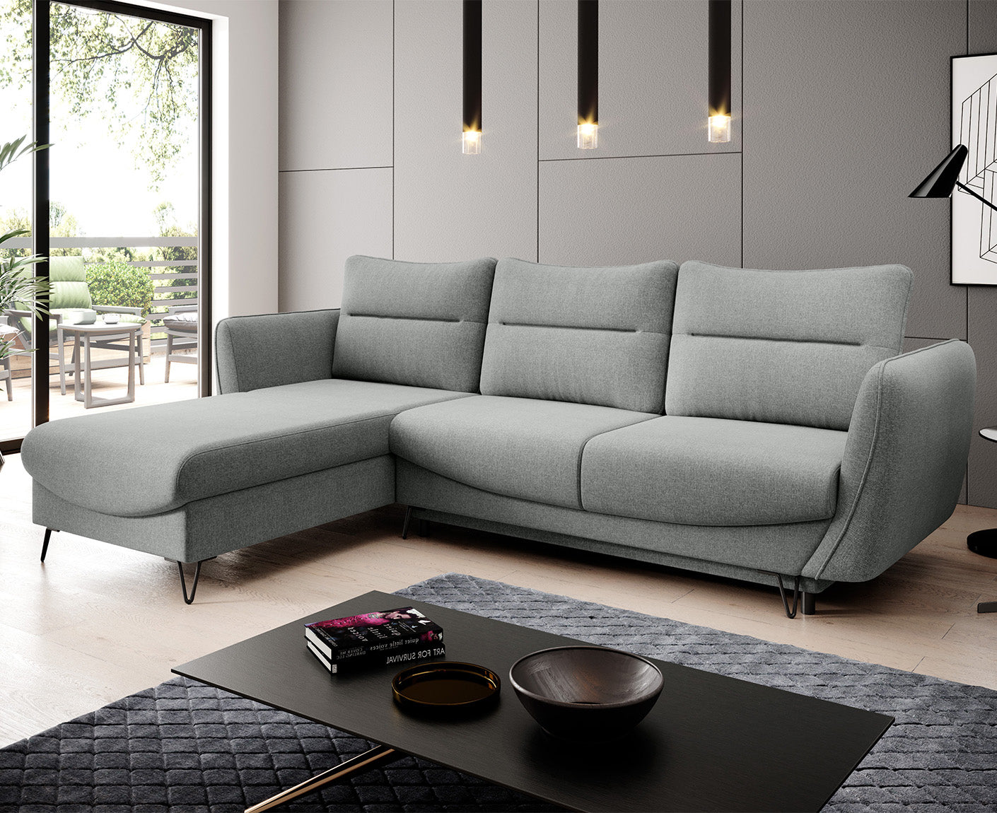 Silva Ecksofa 276 x 201 cm, Webstoff