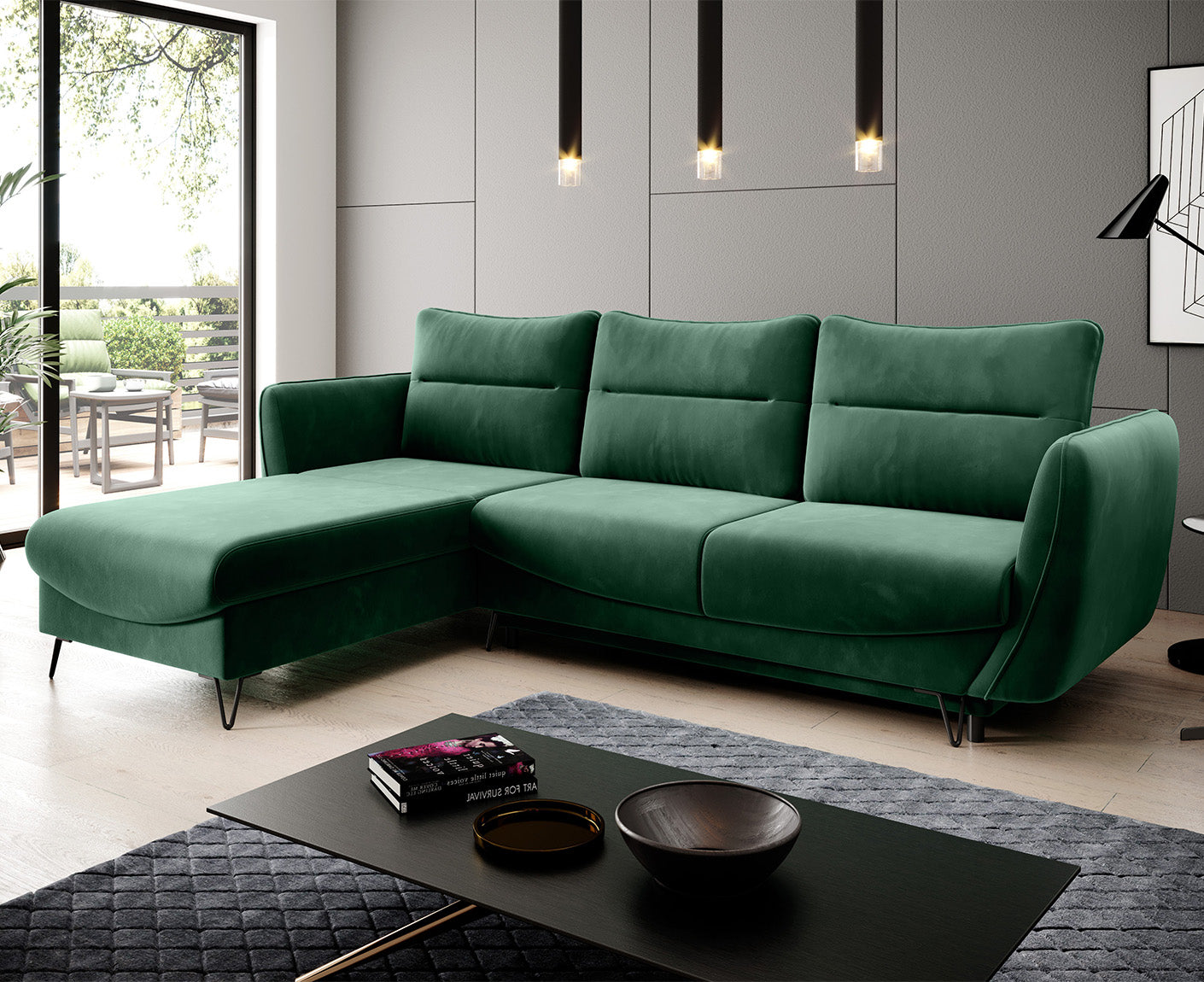 Silva Ecksofa 276 x 201 cm, Webstoff